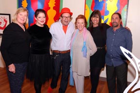 Artist & Curator Team (Kathryn Schumacher, Susan Hall, Bruce Helander, Edwina Sandys, Karene T and Jerry Robinowitz)