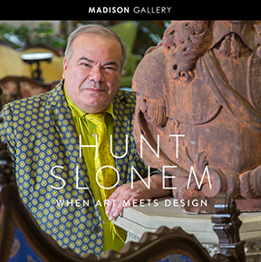 Madison Gallery presents Hunt Slonem, When Art Meets Design, May 7 – June 11, La Jolla, CA